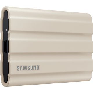 SAMSUNG T7 Shield 1TB USB 3.2 Gen 2 (10Gbps, Type-C) Externe Solid State Drive (Portable SSD) Beige (MU-PE1T0K)