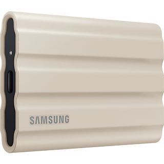 SAMSUNG T7 Shield 2TB USB 3.2 Gen 2 (10Gbps, Type-C) Externe Solid State Drive (Portable SSD) Beige (MU-PE2T0K)