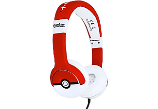 OTL TECHNOLOGIES Pokémon Pokéball, vezetékes fejhallgató mikrofonnal, 3,5mm jack (PK0758)