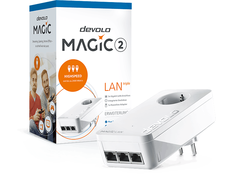 devolo Magic 2 LAN Triple Starter Kit Installationsanleitung