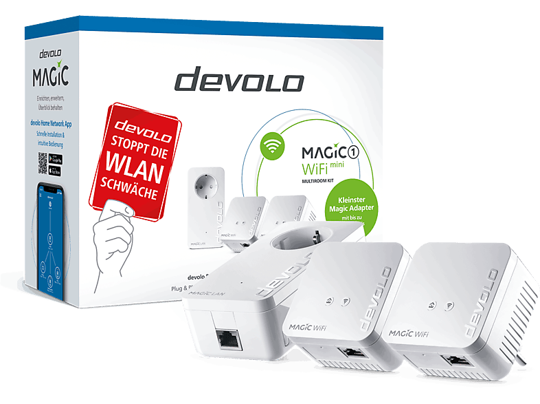 DEVOLO Powerline 8570 Magic 1 WiFi mini Multiroom Kit