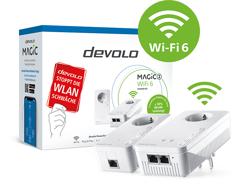 DEVOLO Powerline 8816 Magic 2 WiFi 6 Starter Kit online kaufen
