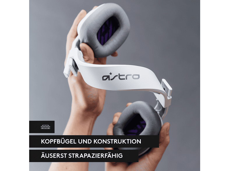 Astro Gaming A10, Kabelgebundenes Gaming Headset, stummschaltbares Bügelmikrofon (Xbox Series X S/, Xbox One, PC), Weiß — Foto 4 von 5