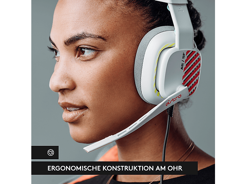 Astro Gaming A10, Kabelgebundenes Gaming Headset, stummschaltbares Bügelmikrofon (Xbox Series X S/, Xbox One, PC), Weiß — Foto 5 von 5