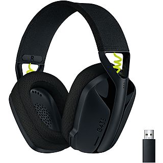 LOGITECH Gaming Headset G435 Lightspeed, Bluetooth, USB-C/A, Over-Ear, Schwarz