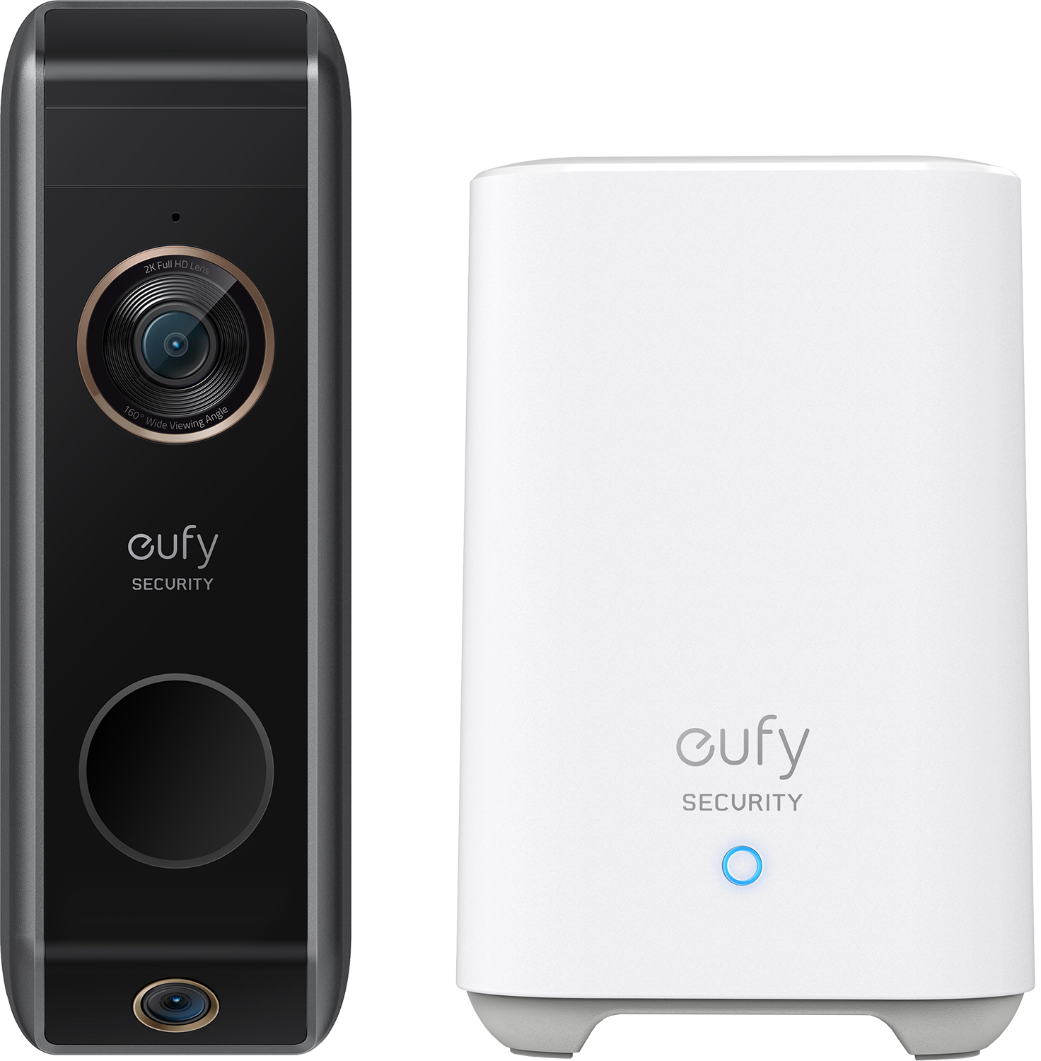 Eufy Doorbell 2 Pro + Homebase (battery) Wit/zwart