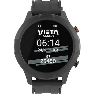 Smartwatch - Vieta Pro Merge, Pantalla 1.3 ", Autonomía 5-7 días, Bluetooth, GPS, IP68, Negro