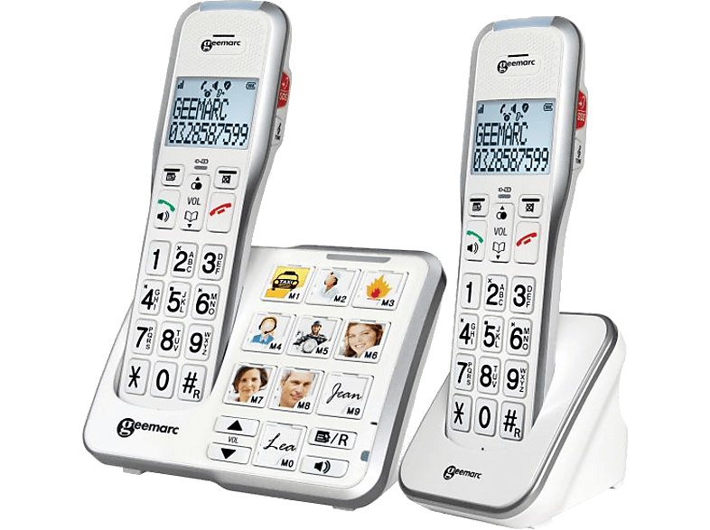 Geemarc Amplidect 595 Big Button Téléphone DECT Duo
