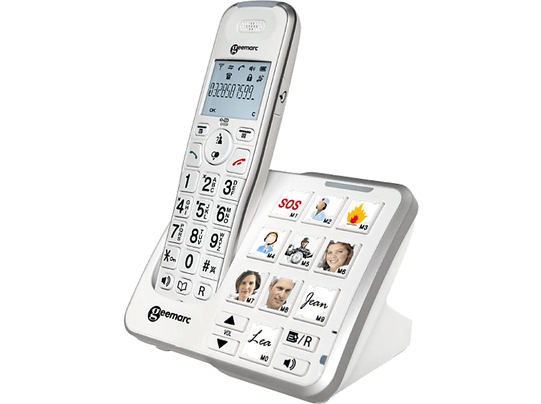 Geemarc Telefoon Amplidect 295 Photo - Dect Big Button (dect295photo_wh_vde)