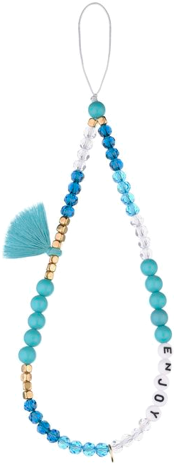 CELLULARLINE Dragonne Perles Universelle Bleu (PHONESTRAPCHIC)