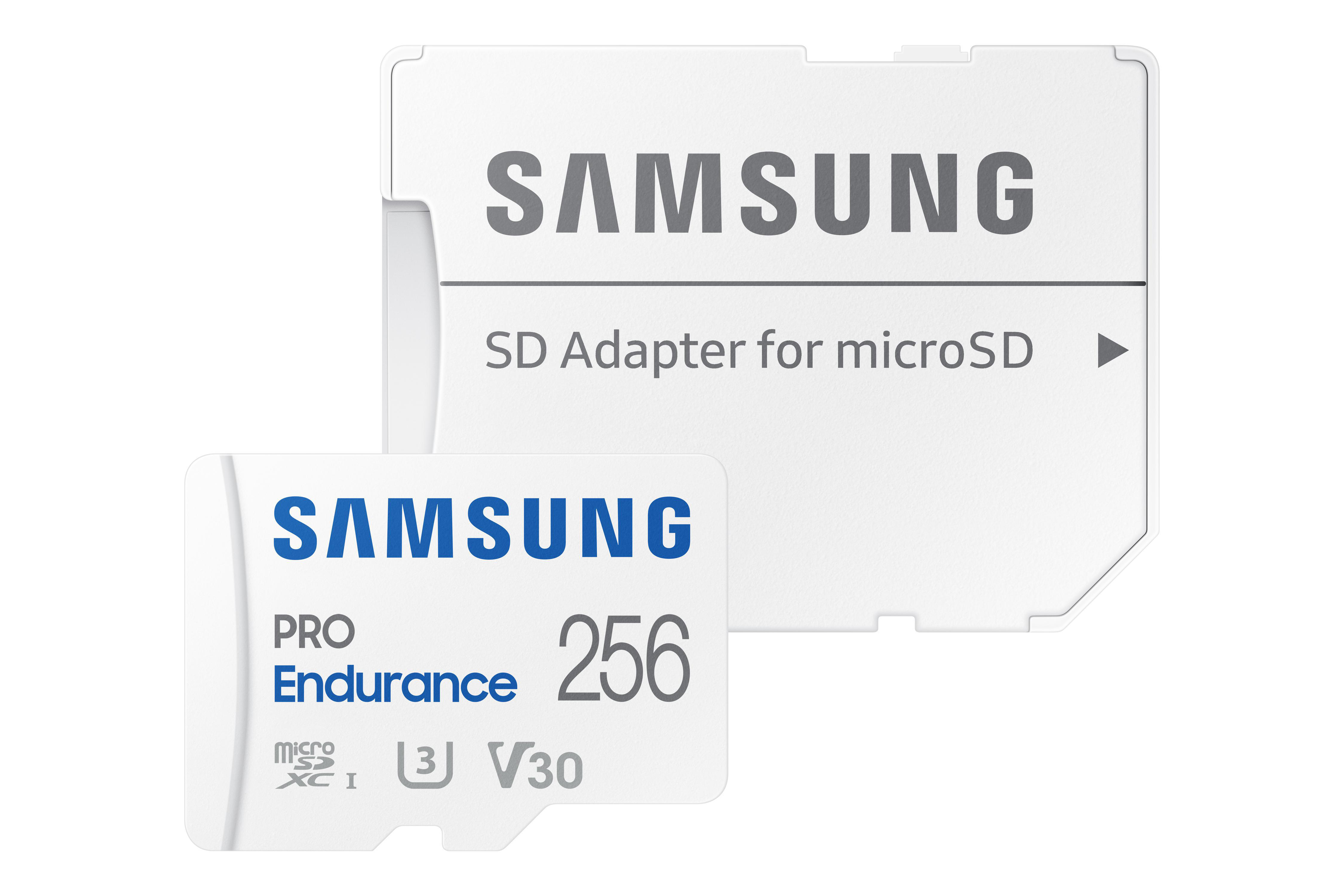 SAMSUNG PRO Endurance MB/s GB, 256 100 (2022), Micro-SDXC Speicherkarte