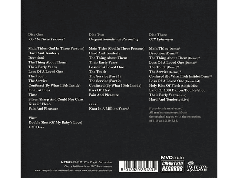 Thumbnail - The Residents - God In Three Persons (Rem.+Exp.Edt.3CD) (CD)