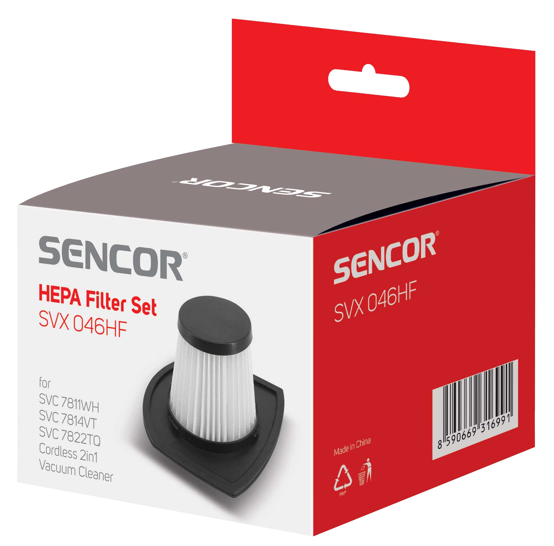 SENCOR SVX 046HF HEPA filter SVC 78x