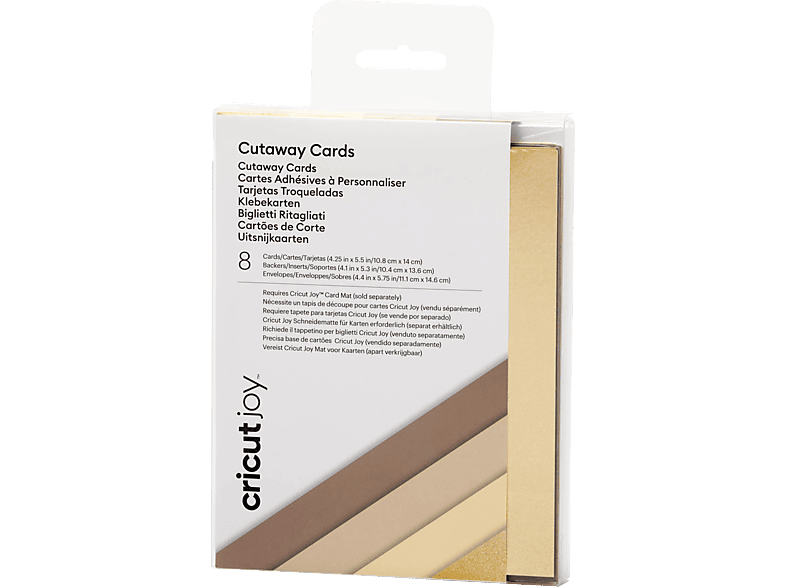 CRICUT CRICUT Joy™ Cutaway Cards, Neutrals Sampler Karten