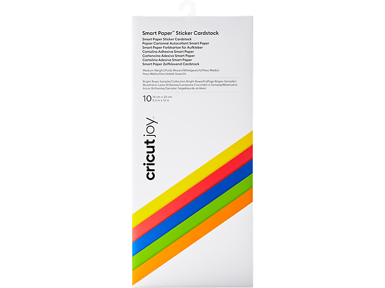 Sticker Cardstock Brightbow Sampler Smart CRICUT Joy