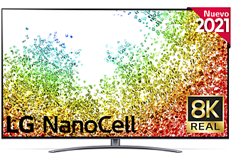 REACONDICIONADO TV LED 55" -  LG 55NANO966PA, 8K NanoCell, SmartTV, 8K α9 Gen4 con AI, HDR, Calibración TV incluida, Plata