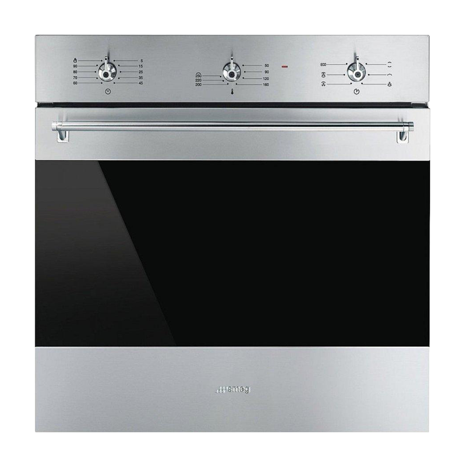 Horno - Smeg SF6381X Multifunción, Inox anithuellas, Capacidad 72 litros