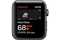 APPLE Watch Series 3 42mm spacegrijs aluminium / zwart sportbandje