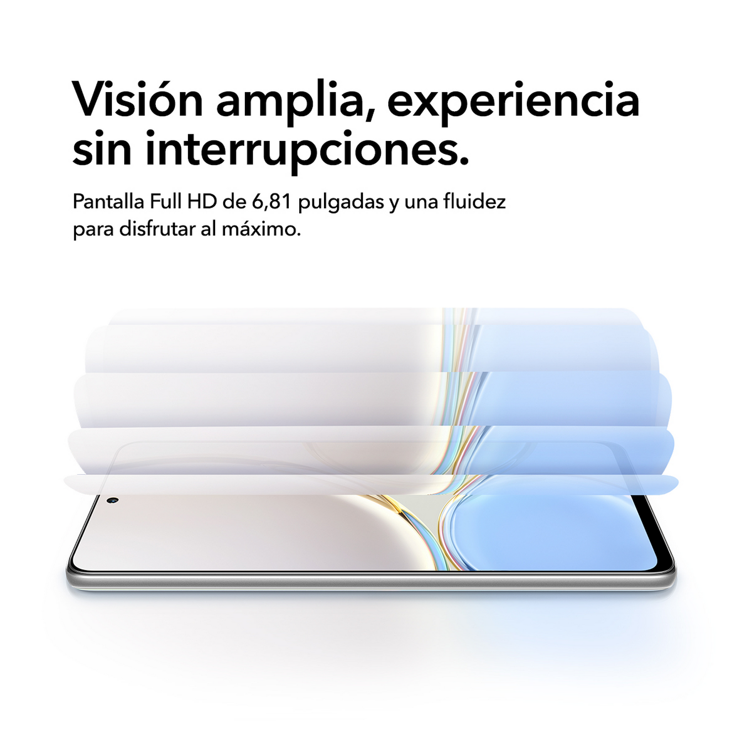 Honor Magic 4 Lite, Plata, 128 GB, 8 GB, 6.81 " Full HD, Qualcomm Snapdragon 695, 4800 mAh, Android + Band 6 B
