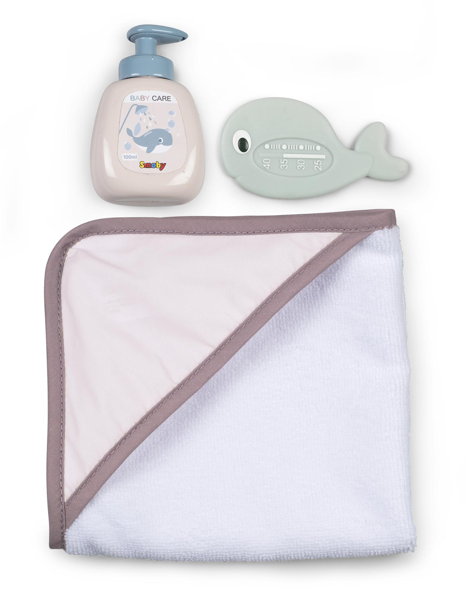 SMOBY Baby Nurse elektronische Puppen-Badewanne Puppenspielset, Rosa (120)