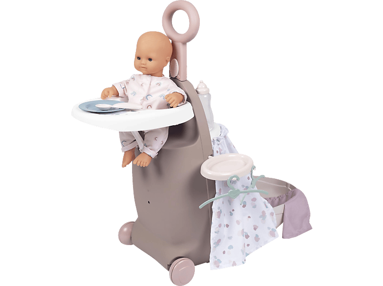 SMOBY Baby Nurse Puppenpflege Trolley Spielset Rosa (120) Kunststoff