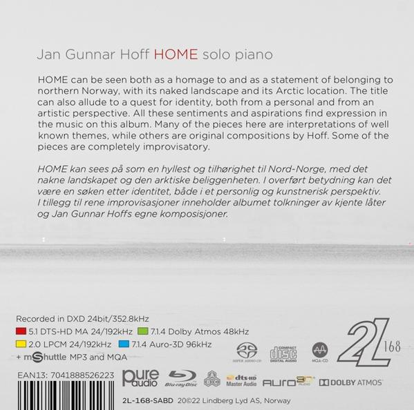 Jan Gunnar Hoff - Home  - (Blu-ray Audio)
