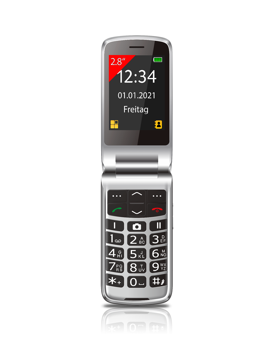 BEAFON SL 645 Smartphone, Schwarz, Silber