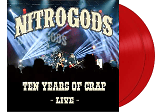 Nitrogods - Ten Years Of Crap - Live (Red Vinyl) (Vinyl LP (nagylemez))
