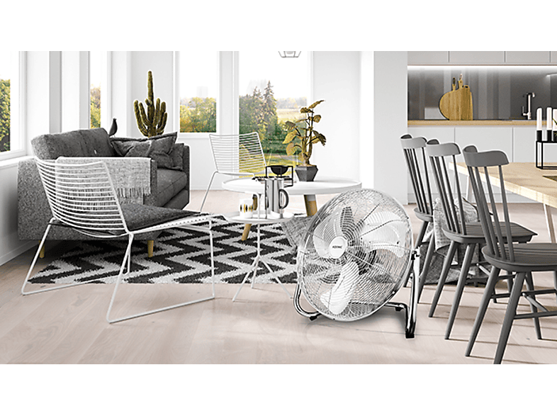 KOENIC KFF 45322 M Bodenventilator Edelstahl (125 Watt)