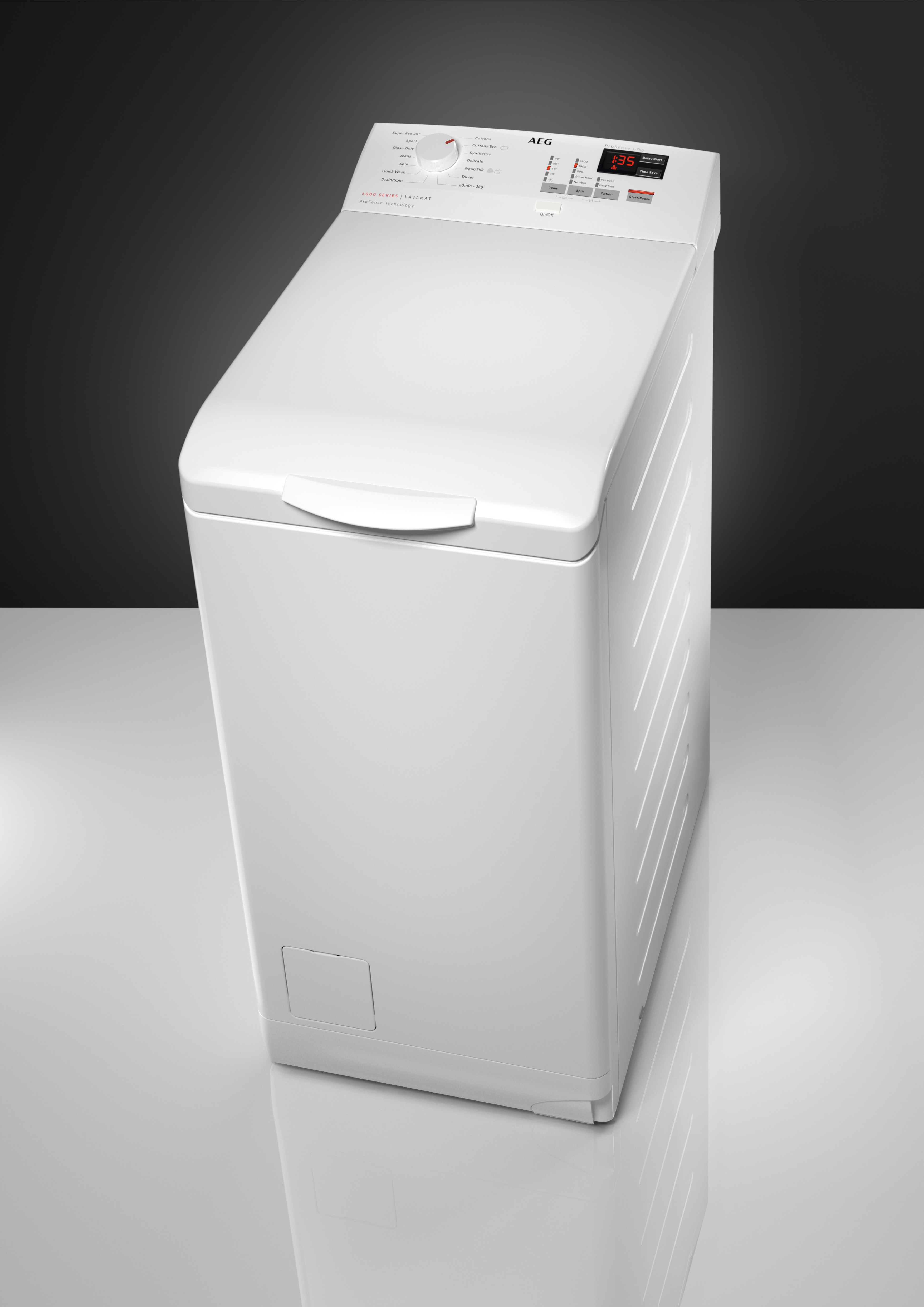 AEG L6TBA41260 Serie 6000 mit ProSense Mengenautomatik Waschmaschine (6 kg, 1151 U/Min., D)