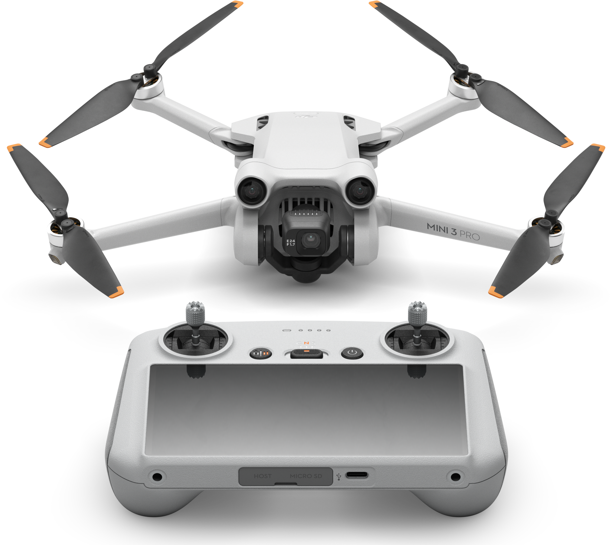 DJI Drohne Mini 3 Pro und Fernsteuerung mit Display