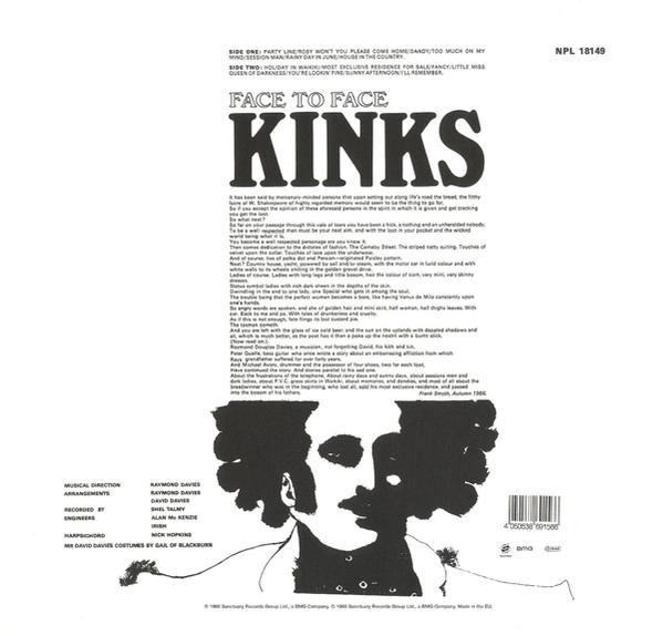 - FACE (Vinyl) FACE The TO - Kinks