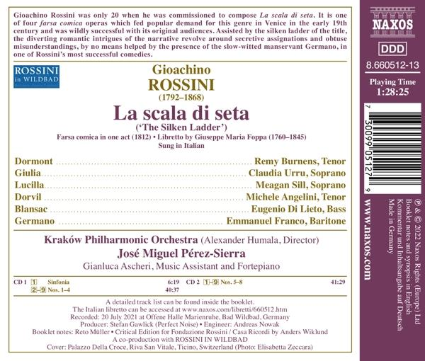Urru/Angelini/Pérez-Sierra/Kraków Philharmonic Orc - La scala di seta  - (CD)