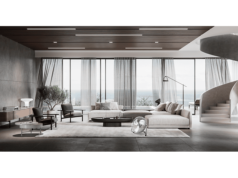 KOENIC KFF 45322 M Bodenventilator Edelstahl (125 Watt)