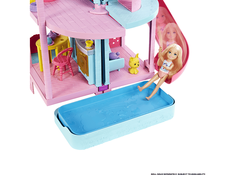Thumbnail - BARBIE Chelsea Haus (pink), Set inkl. Zubehör, Puppenhaus Mehrfarbig