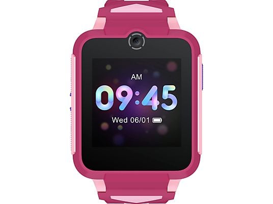 TCL Movetime Family Watch 2 - Smartwatch für Kinder (135-200 mm, TPU, Sakura Pink)