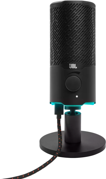 JBL Quantum Stream, vezetékes stream mikrofon, fekete