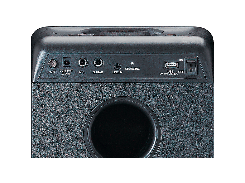 Lenco PA-200BK Bluetooth-Partylautsprecher — Foto 5 von 5