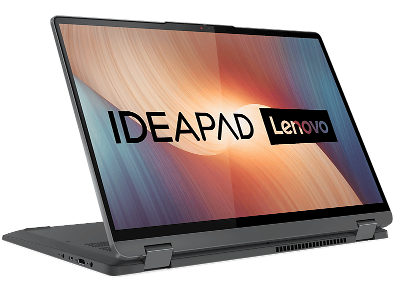 LENOVO IdeaPad Grafikeinheit, SSD, Storm Convertible 16 mit GB RAM, Ryzen™ 512 Radeon Zoll 5, AMD Display, 5 AMD GB Flex 16 Prozessor, Grey
