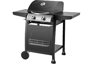 OHMEX BBQ-2220 - Gasgrill (Schwarz/Silber)