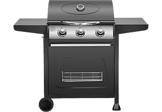 OHMEX BBQ-3220 - Gasgrill (Schwarz/Silber)