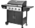 OHMEX BBQ-4250SB - Gasgrill (Schwarz/Silber)