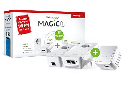 DEVOLO Magic 1 WiFi Starter Kit mit Magic 1 WiFi Mini Erweiterung online  kaufen