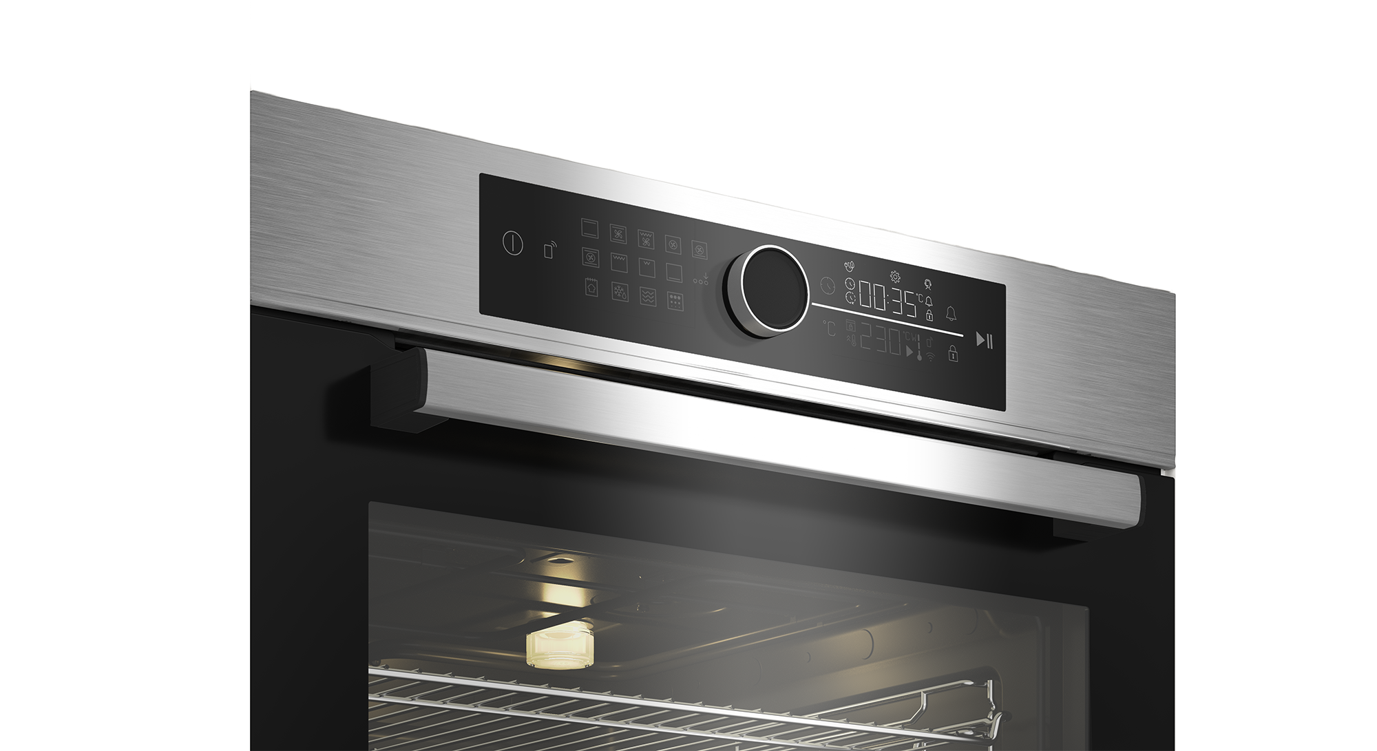 Horno - Beko BBIM12400XPS, 72 l, Multifunción, Pirolítico + Steamshine®, 59.4 cm, Inox