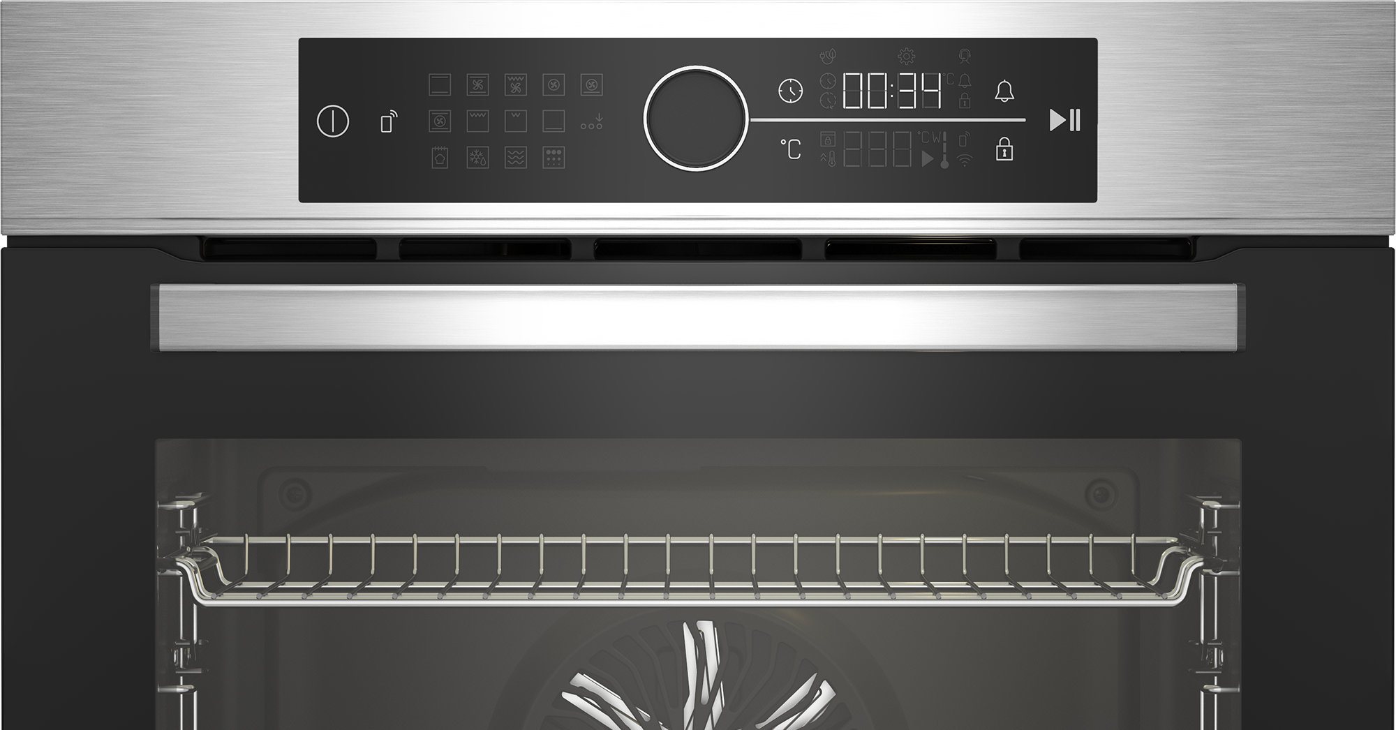 Horno - Beko BBIM12400XPS, 72 l, Multifunción, Pirolítico + Steamshine®, 59.4 cm, Inox