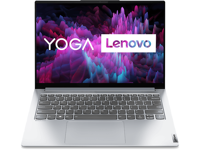 LENOVO Yoga Slim 7i Pro, Premium Slim Notebook, mit 14 Zoll Display, Intel® Core™ i5 Prozessor, 8 GB RAM, 512 GB SSD, Intel®, Iris® Xe, Helles Silber Windows 11 Home (64 Bit)