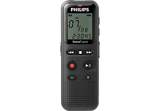 PHILIPS DVT1160 VoiceTracer - Registratore audio (Nero)