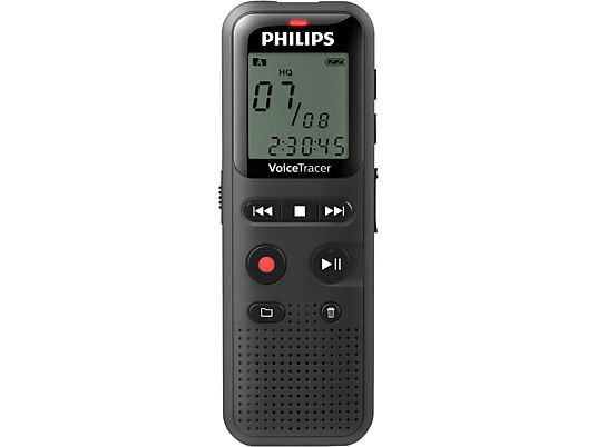 PHILIPS DVT1160 VoiceTracer - Audiorecorder (Schwarz)