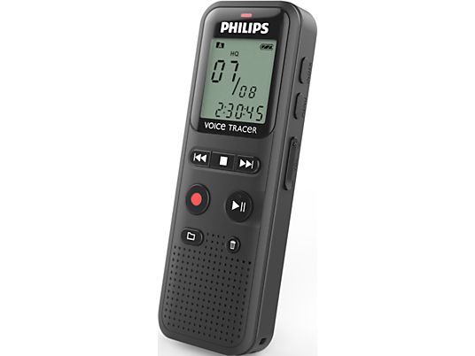 PHILIPS DVT1160 VoiceTracer - Audiorecorder (Schwarz)