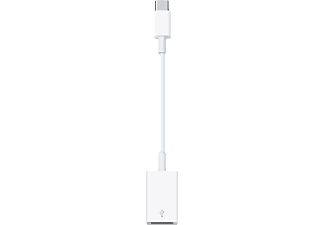 Apple Adaptador a USB, Thunderbolt 3 (USB-C), dispositivo USB estándar, Blanco | MediaMarkt